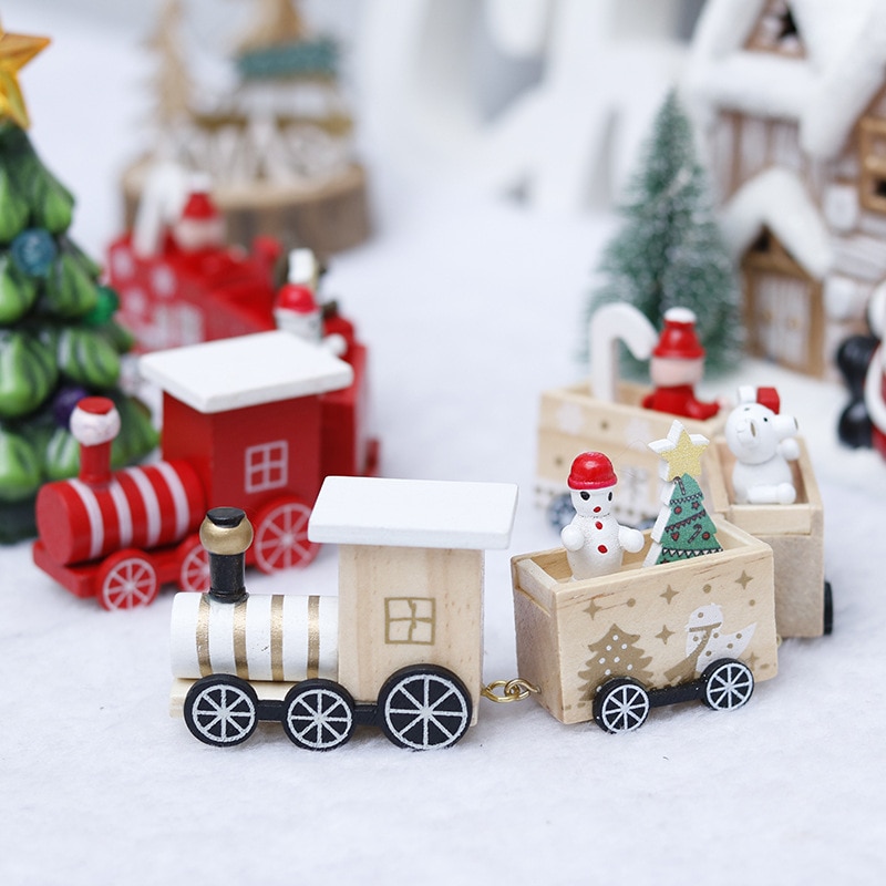 Luanqi juletræ træ håndværk legetøj børn favoriserer julepynt til hjemmet julemanden snemand natal noel