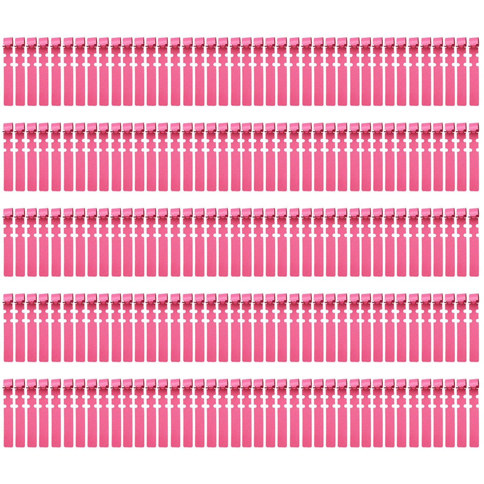 200PC Gardening Label Long Label Plastic Plant Long Type Label Marking Seedling Tray Gardening Label Gardening Label Long Label: Pink 