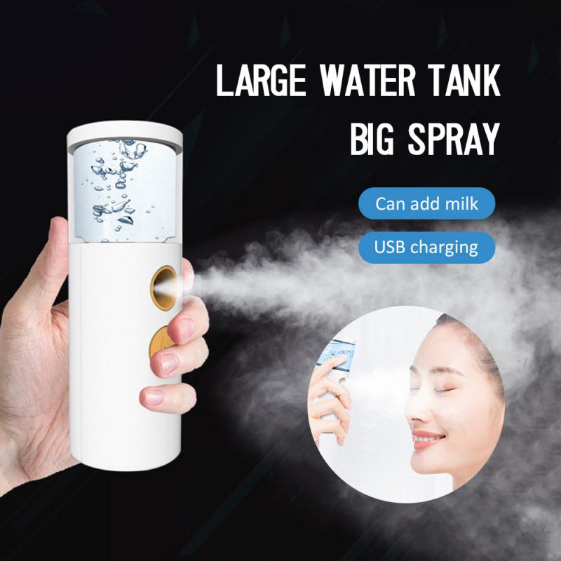 Usb ultralyd nano mist sprayer bærbar ansigtsfugter cool mist ansigt fugtighedscreme luft fugtgivende mister ansigtsdamper maskine