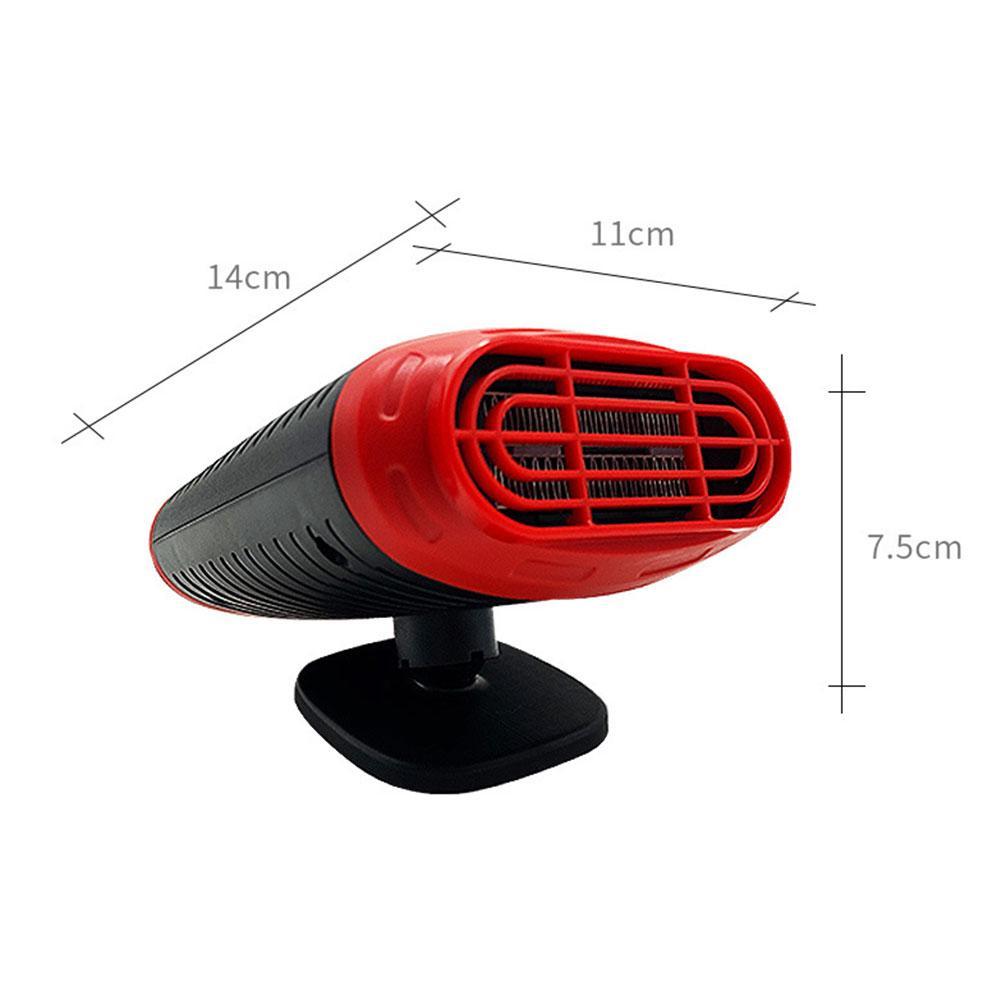 Draagbare Auto Heater 12V 24V Elektrische Auto Kachel 2 Speed Verwarming Ventilator Voorruit Ontdooien Fan Voorruitverluchting Ontdooier Voor auto Vrachtwagen