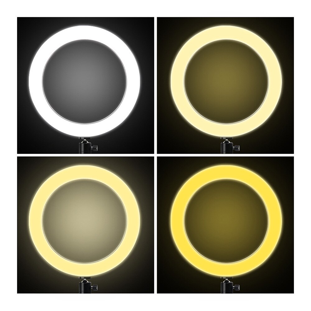 16cm/26cm dimbare led-ringlampen voor fotografische verlichting, invullicht voor fotostudio, telefoon, video, beauty, make-up, camera