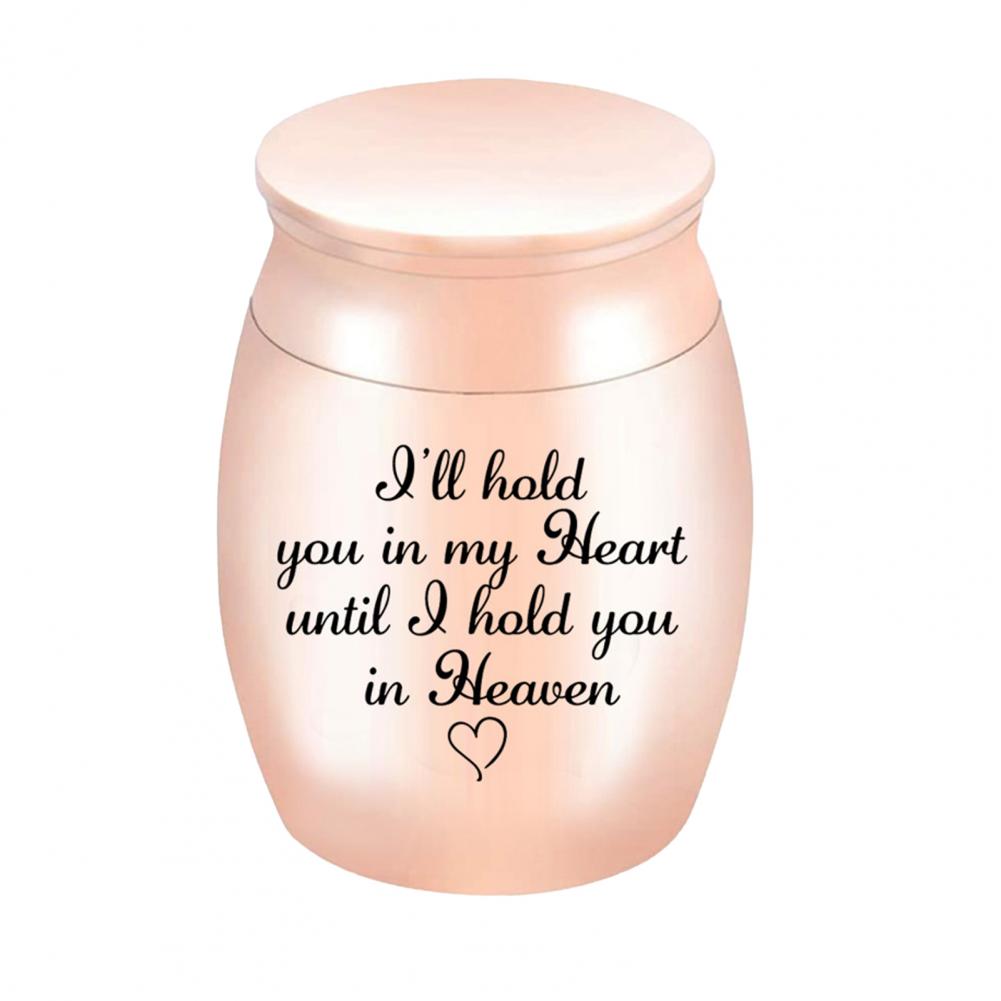 Special Engraving Wide Application Pets Ashes Casket Fine Workmanship Pets Ashes Casket for Home Pet Funeral Urn: Rose Gold