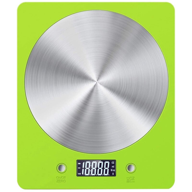 Kitchen Scale Food Flat Household Electronic Kitchen Scale Kitchen Scale Food Scale Flour Scale (No Battery): Default Title