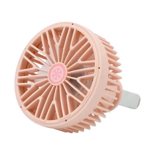 USB Auto Clip de rejilla de ventilación salida Mini ventilador LED luz 7 HOJA DE enfriador de aire Auto Clip de rejilla de ventilación salida Mini ventilador de luz LED: Rosa