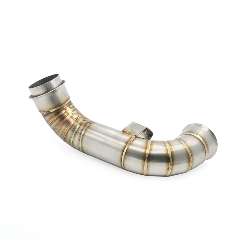 For 790 DUKE Slip-on DUKE 790 Decat Motorcycle Exhaust Catalyst Delete Pipe Escape Catalizador Eliminator