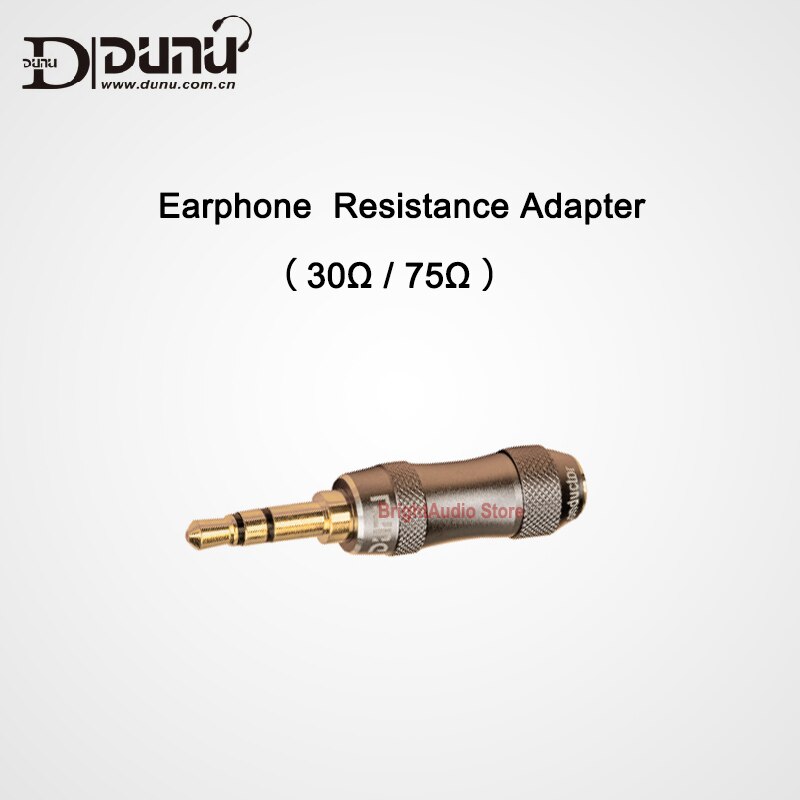 DUNU Original Kopfhörer Impedanz Stecker Audio- kopfhörer Jack Kopfhörer Widerstand Adapter 30/75 Ohm