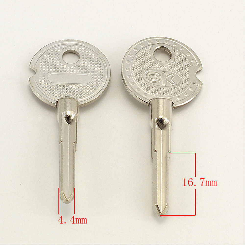 Nøgleværktøj  a504 ok små kryds jern dør nøgle tomme nøgler 30 stykker / parti