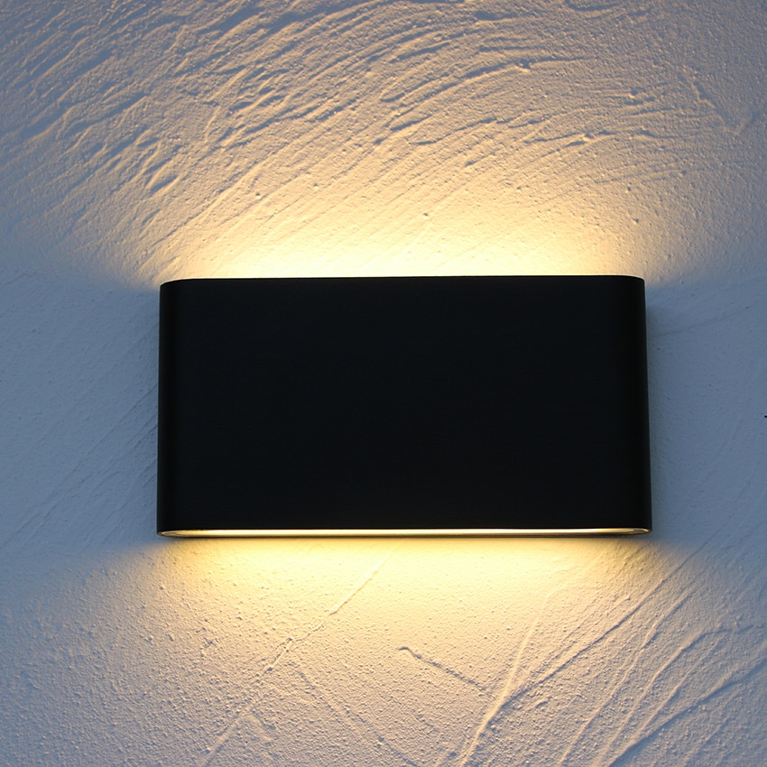 Utendørs vanntett vegglampe moderne ledet vegglampe innendørs vegglampe dekorativ belysning veranda hagelys vegglamper  rf01