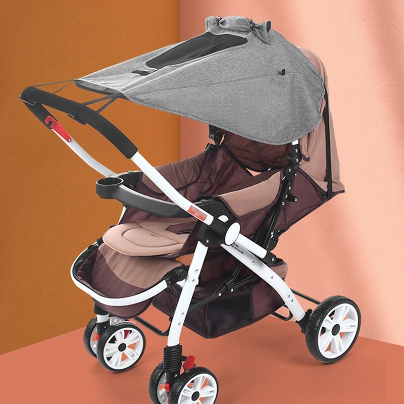 Baby Stroller Awning UV Protection Sunscreen Pushchairs Sun Canopy Universal Prams Sunshade Prams Stroller Accessories