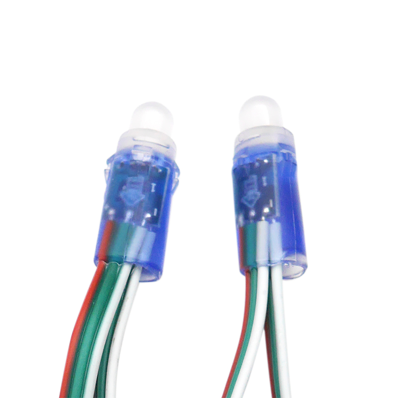 50 stücke 5V 12mm WS2811 Volle Farbe Led-modul IP68 Wasserdichte 2811 1903 IC RGB Farbe Digital Pixel string weihnachten Licht