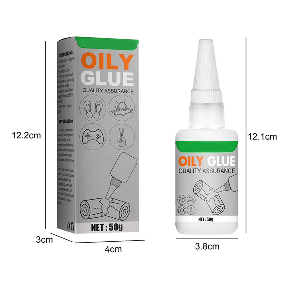 50g Strong Super Glue Liquid Universal Glue Adhesive Plastic Office Tool Accessory Supplies Multi Purpose Epoxy Glue: white 50g