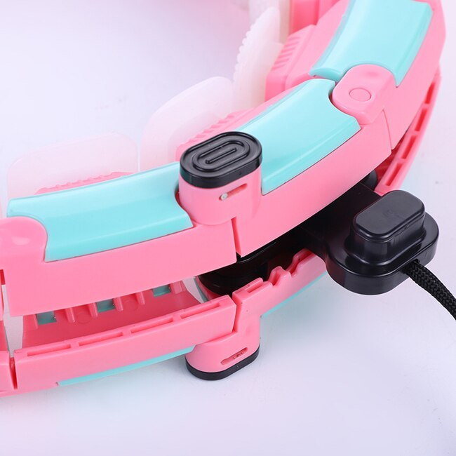 Equipo de gimnasio en casa, anillo de hoola inteligente para perder peso, aro deportivo desmontable para fitness, hoola con bola de ejercicio, autogiratorio