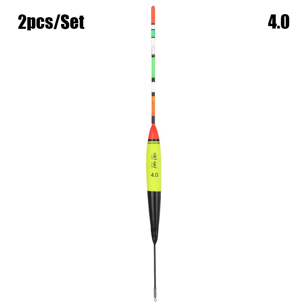 2PCS Long Oval Fishing Float 8g/10g/15g/20g/40g/60g Fishing Bobber EVA Plastic Elastic Outdoor River Sea Buoyancy Fish Tackle: D-4.0