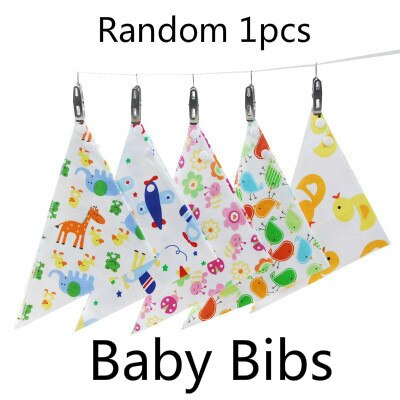 Couvertures en coton pour bébé -né, couverture douce en coton biologique pour bébé, mousseline, chiffon d&#39;alimentation, serviette, écharpe, articles pour bébé: Random-1pc