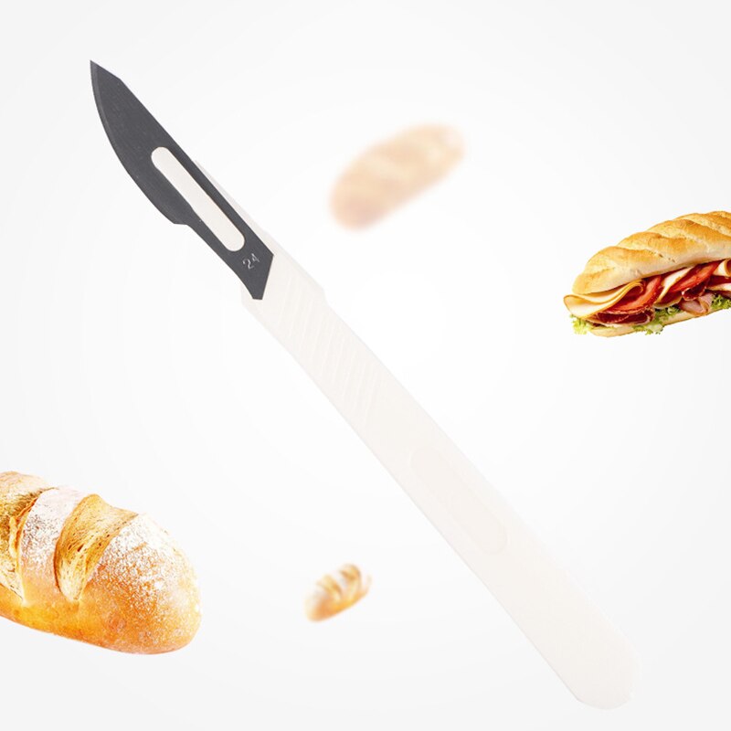 Baguette Brood Snijden Mes Praktische Europese Brood Mes Snijgereedschap Gebak Cutter Met Carbon Staal Lemmet Pp Schacht