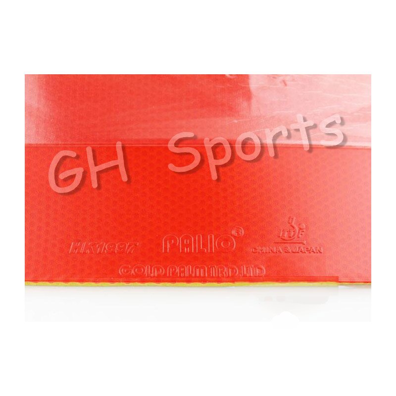 Palio Officiële 40 + HK1997 Gold Tafeltennis Rubber Puistjes In Orange Spons Voor 40 + Racket Game Ping Pong game Loop Snelle Aanval