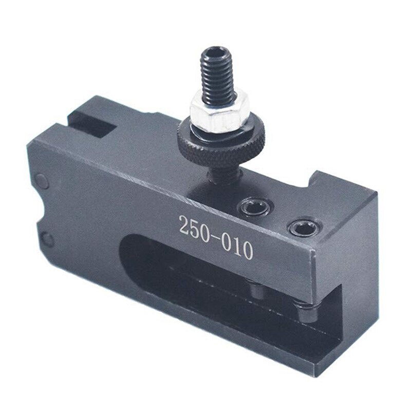 Tool Post Holder Steel Quick Change Tool Post 250-010 Mini Lathe Tool Post and Holder Kit Lathe Accessory: Default Title