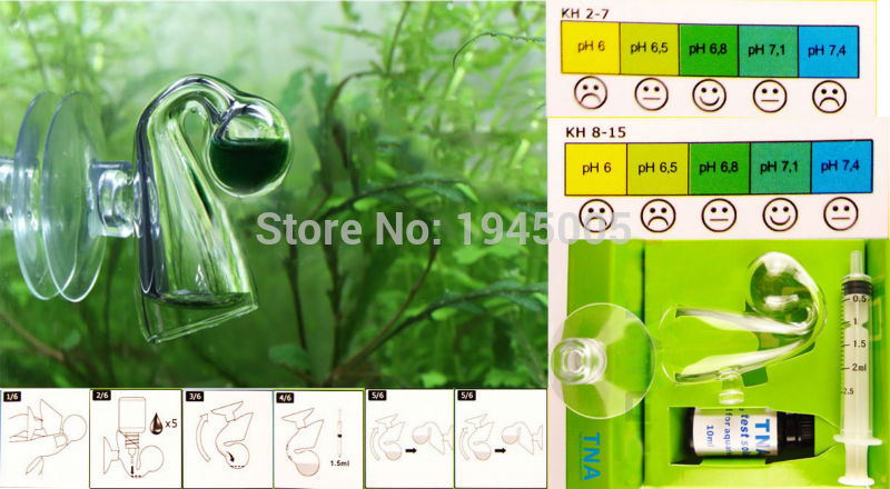 Contrôleur de gouttes de CO2 pour Aquarium, testeur de PH, Kit de contrôle à Long terme de 5.5cm, diffuseur en direct,