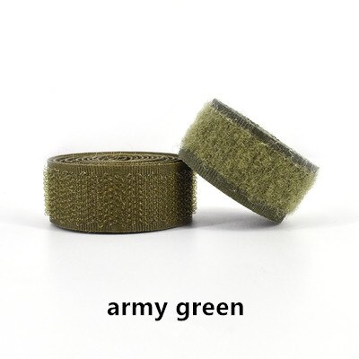 Tela adhesiva para pegar ropa, hebilla autoadhesiva, cinta autoadhesiva para costura y fijación: army green