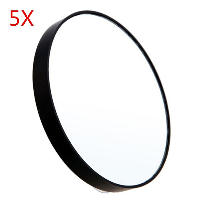 5x 10x 15x forstørrelse skønhedsspejl mini lomme forstørrende kosmetisk makeup forfængelighed spejl med to sugekopper tslm 1: 5x