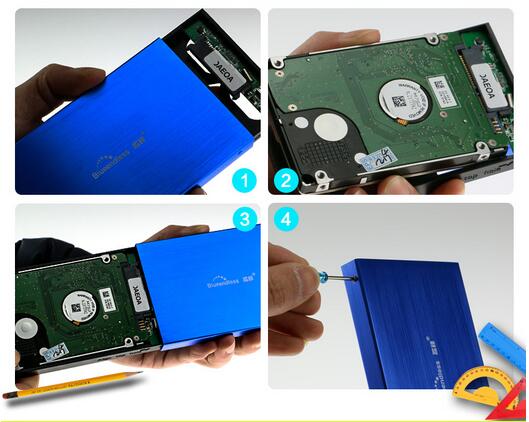 Blueendless Sata naar USB 3.0 HDDCase2.5 ''HDD Behuizing voor Notebook Desktop PC Harde Schijf Doos (Niet Inbegrepen HDD) u23YA