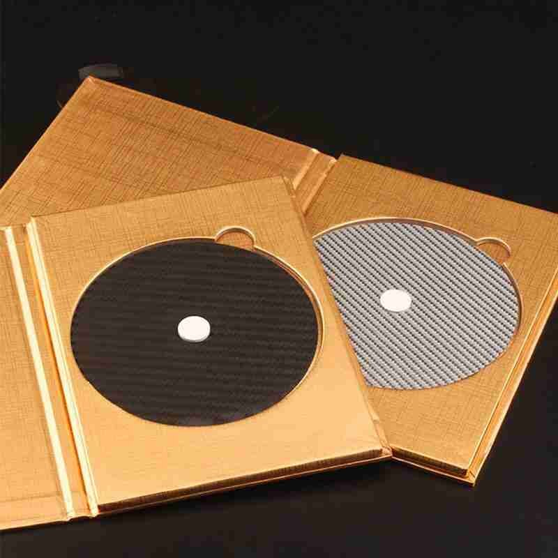 0,2mm Kohlenstoff Fiber CD DVD Band Rabatt Stabilisator matt Schock HiFi Plattenspieler Pad Fach stimmen Anti-schock Maschine Spieler Basis oben I7R0