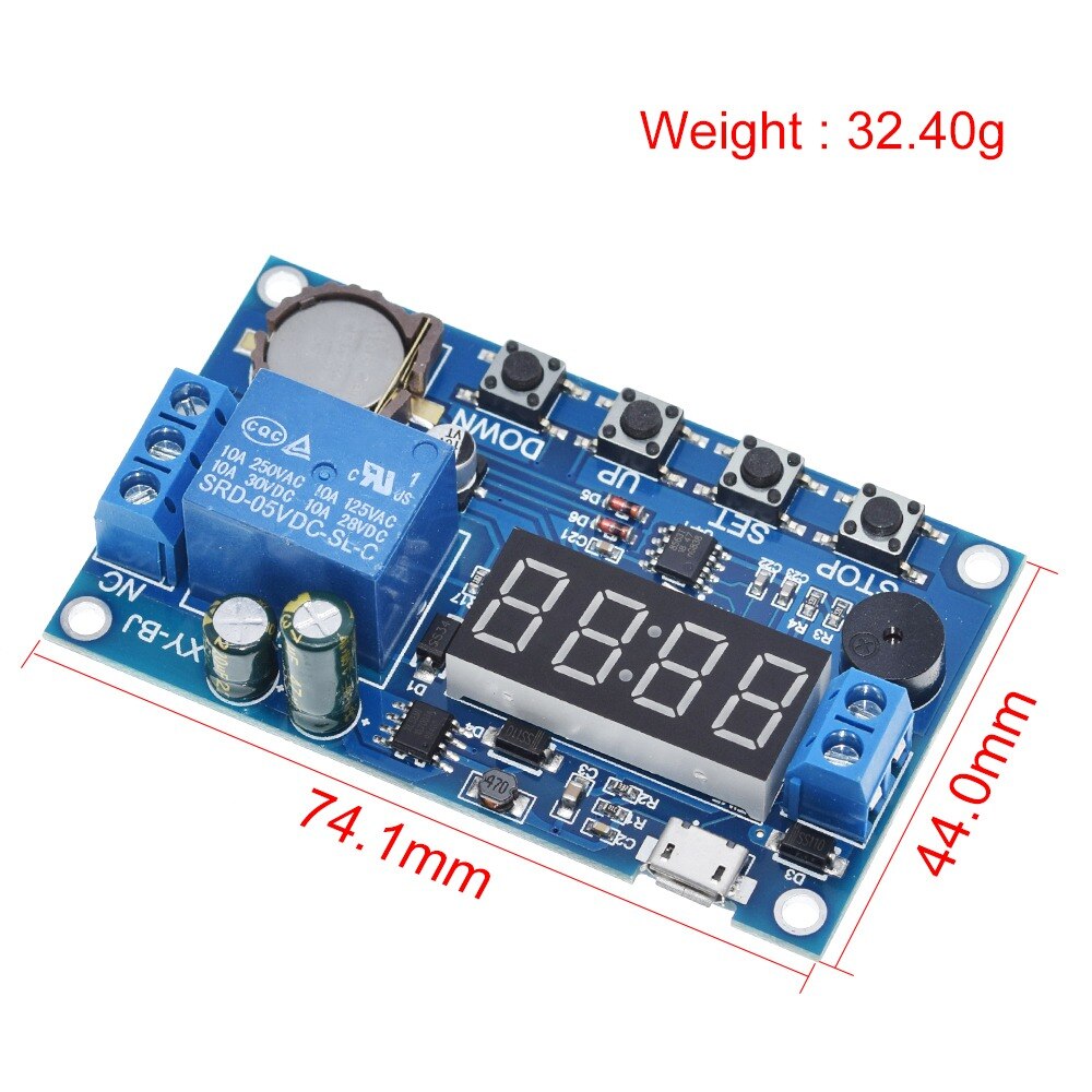 DC 5V Real time Timing Delay Timer Relay Module Sw... – Grandado