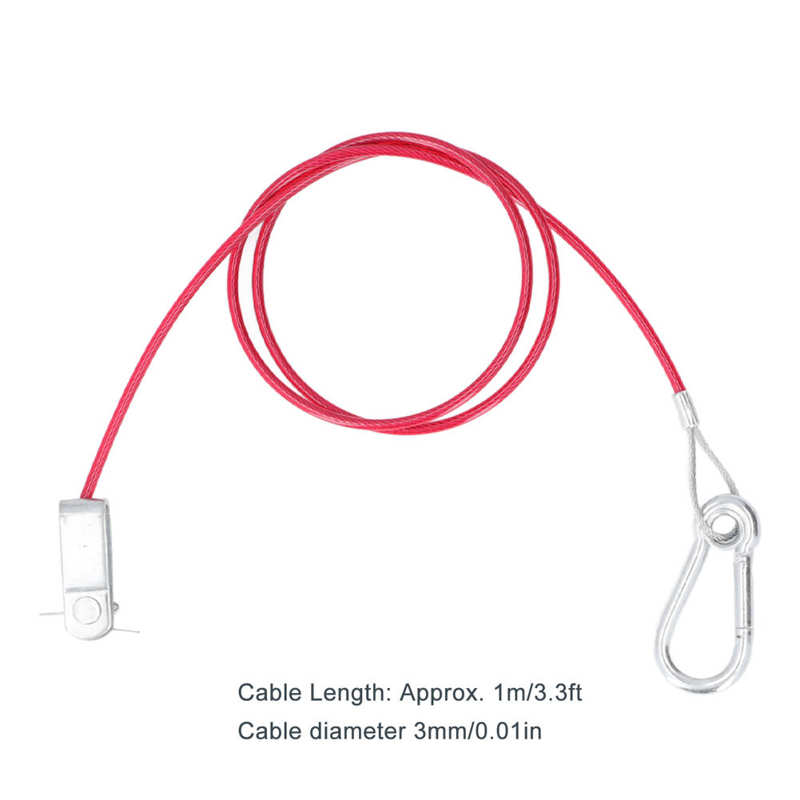 Trailers Break Cable Breakaway Safety Rope PVC Coated 3.3ft for Cars