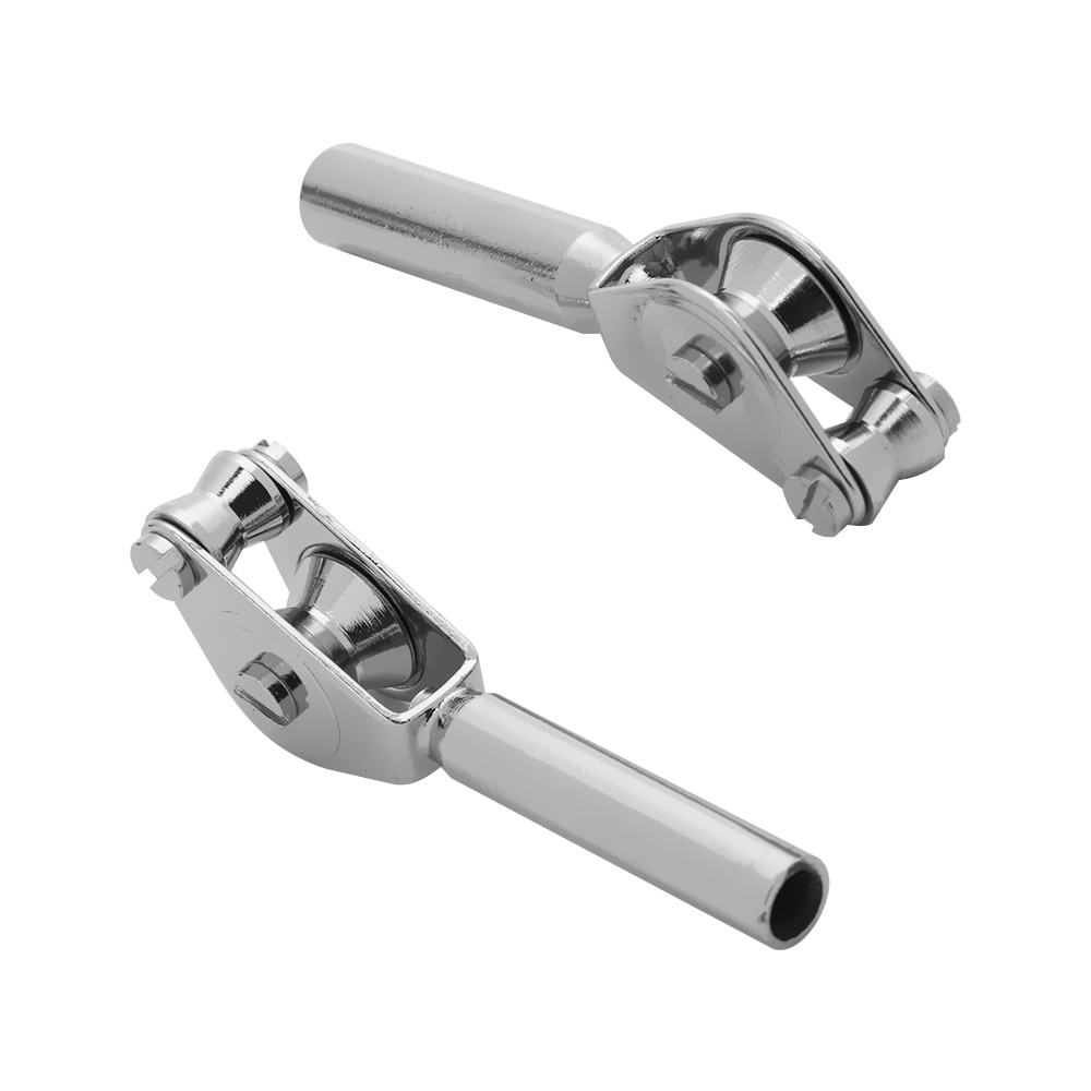 Punta de rodillo de acero inoxidable para caña de pescar, piezas de repuesto duraderas de anillo superior, accesorios de pesca para curricán, 1 ud.