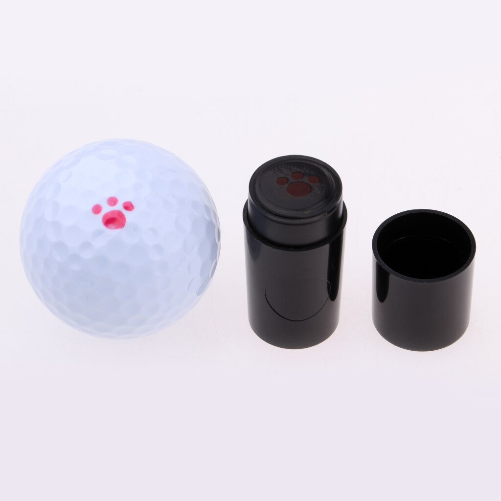 2pcs Quick-dry Long Lasting Golf Ball Stamper Stamp Marker Colorfast Golf Ball Impression Golf Ball Symbol Golf Training Aid