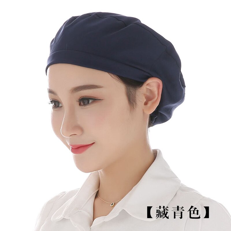 10 pcs/lot Elastic Caps Kitchen Restaurant Bakery Waiter Chef Work Wear Hat Men Women Breathable Factory Warehouse Workshop Caps