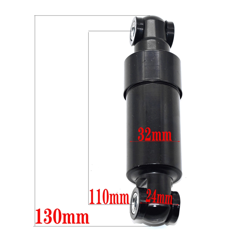 E-Bike Rear Shock Absorber Suspension 110mm 750Lbs for Folding Scooter 49Cc Pocket Bike Mini ATV Scooter Electric Bike
