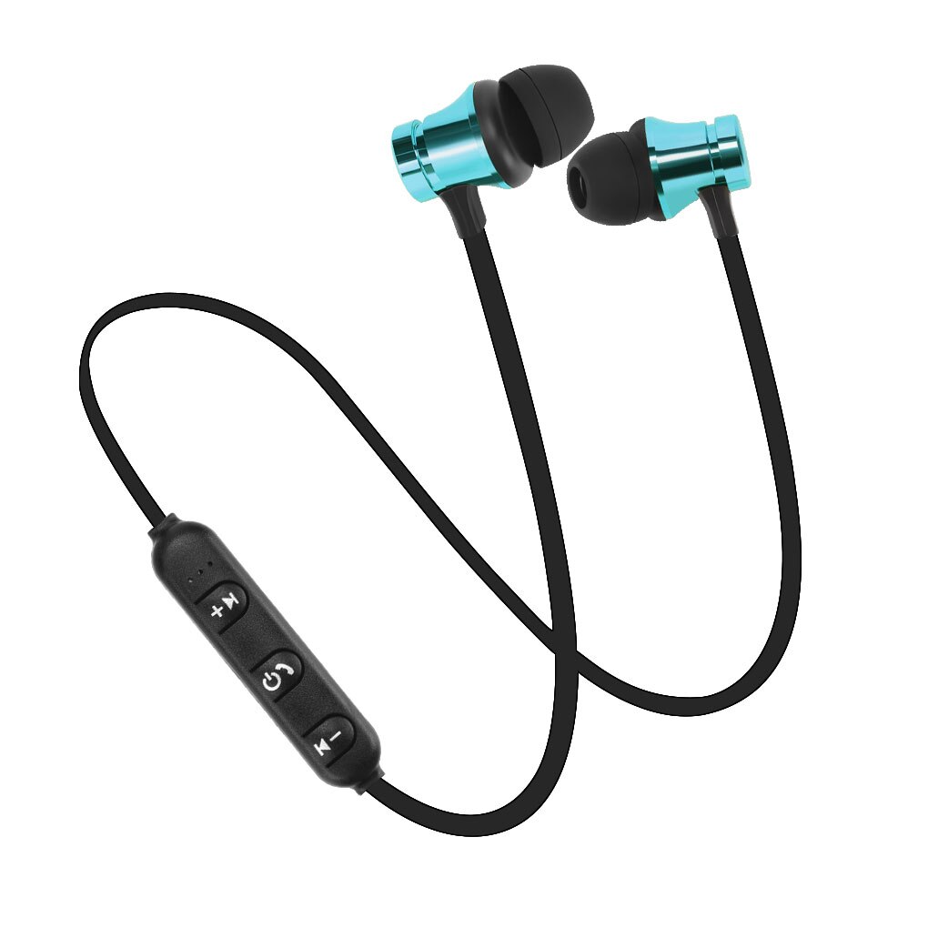 Xt11 bluetooth 4.2 in- öron headset handsfree brusreducering sport löpande trådad hörlur med mikrofon: 2