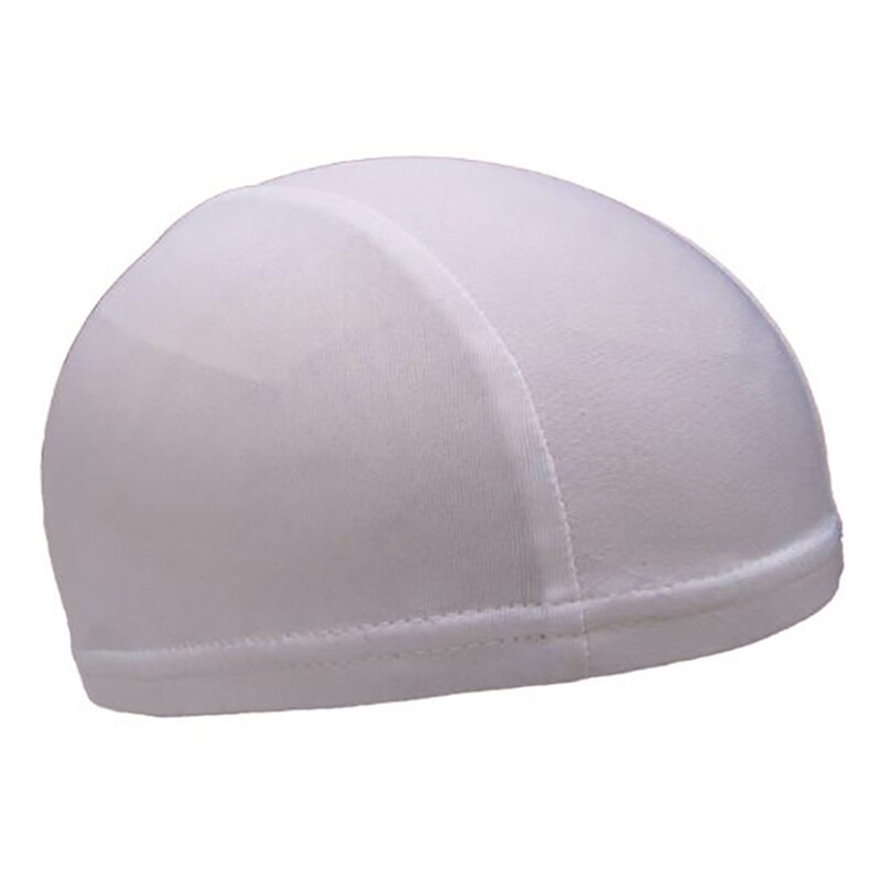 Nopeasti kuivuva kypärä pyöräilyhattu anti-uv hikoilua estävä urheiluhattu moottoripyörä pyöräily polkupyörä pyöräilyhattu unisex-sisähattu: Valkoinen