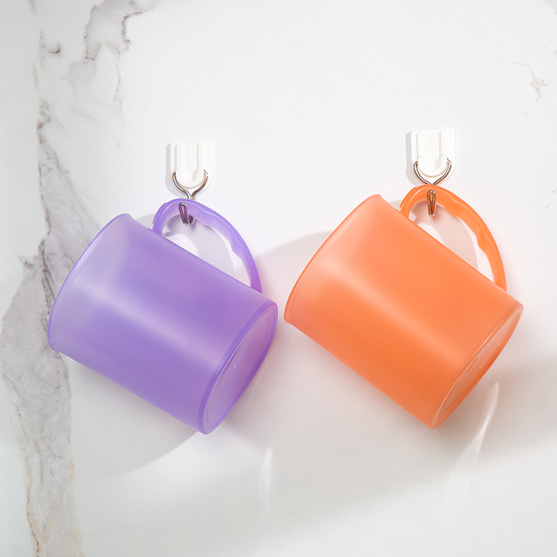 Tandborstkopp plast gurgelkopp mugghandtag hållare barnkoppar munsköljkopp tandborstkopp toalett badrumstillbehör