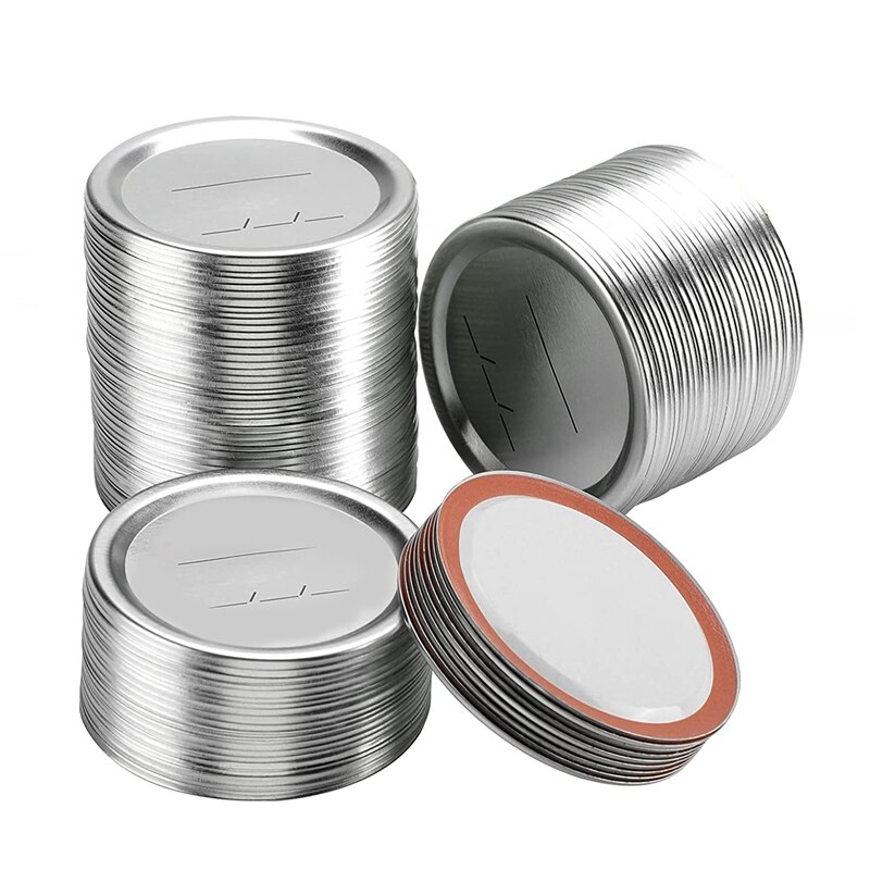 98 Count 70mm Regular Mouth Canning Lids for Ball and Kerr
