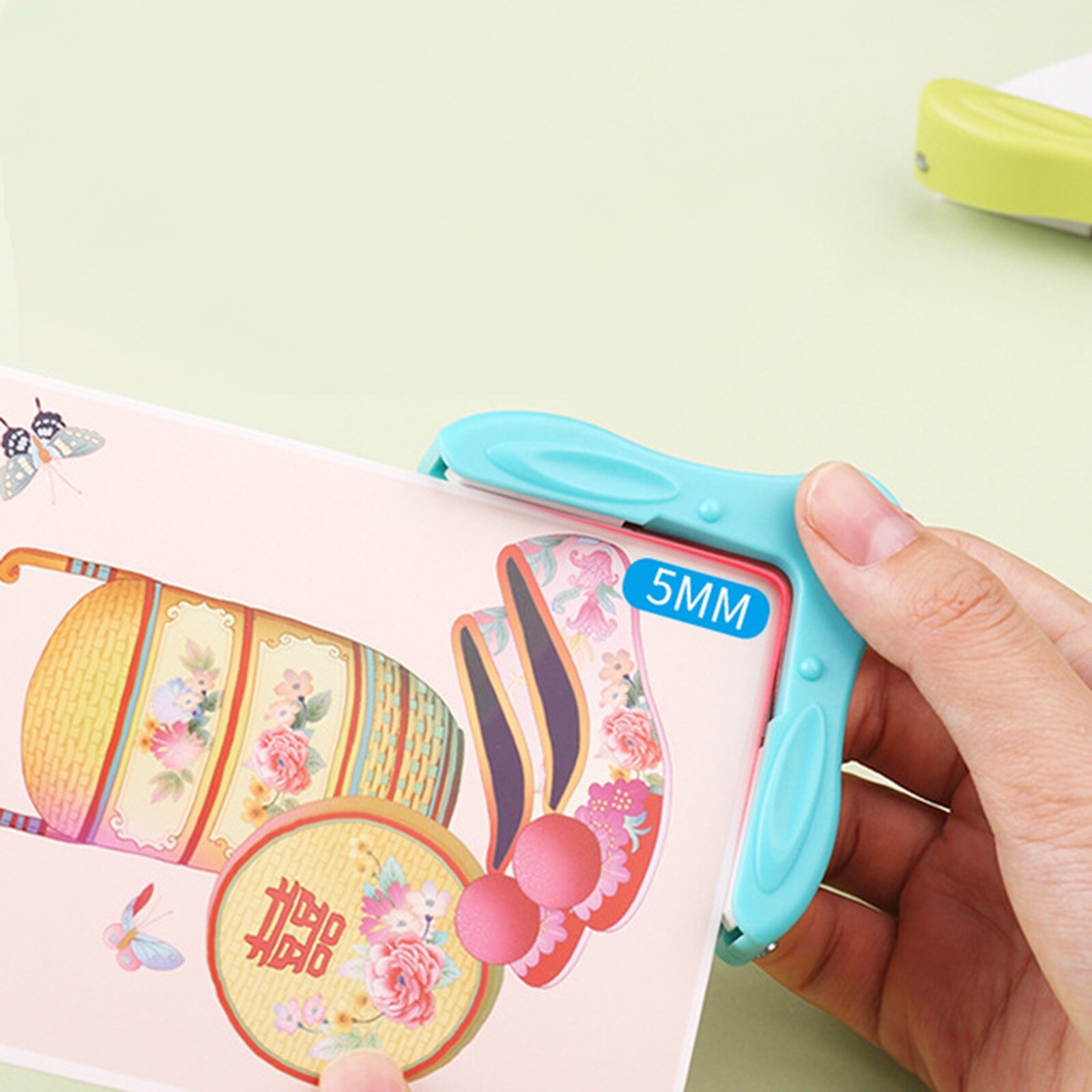 R5 Original Corner Angle Trimmer Clipper Tool Chamferer Fillet 5mm Cutter for Paper Circle Cutters Office Craft Laminate DIY