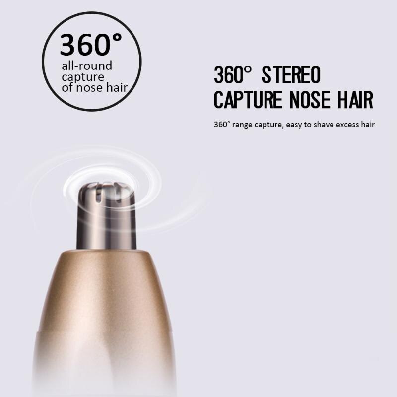Portable Electric Nose Ear Trimmer For Shaving Nose Ear Clip Beard Hair Shaver Machine Safe Personal Care Men