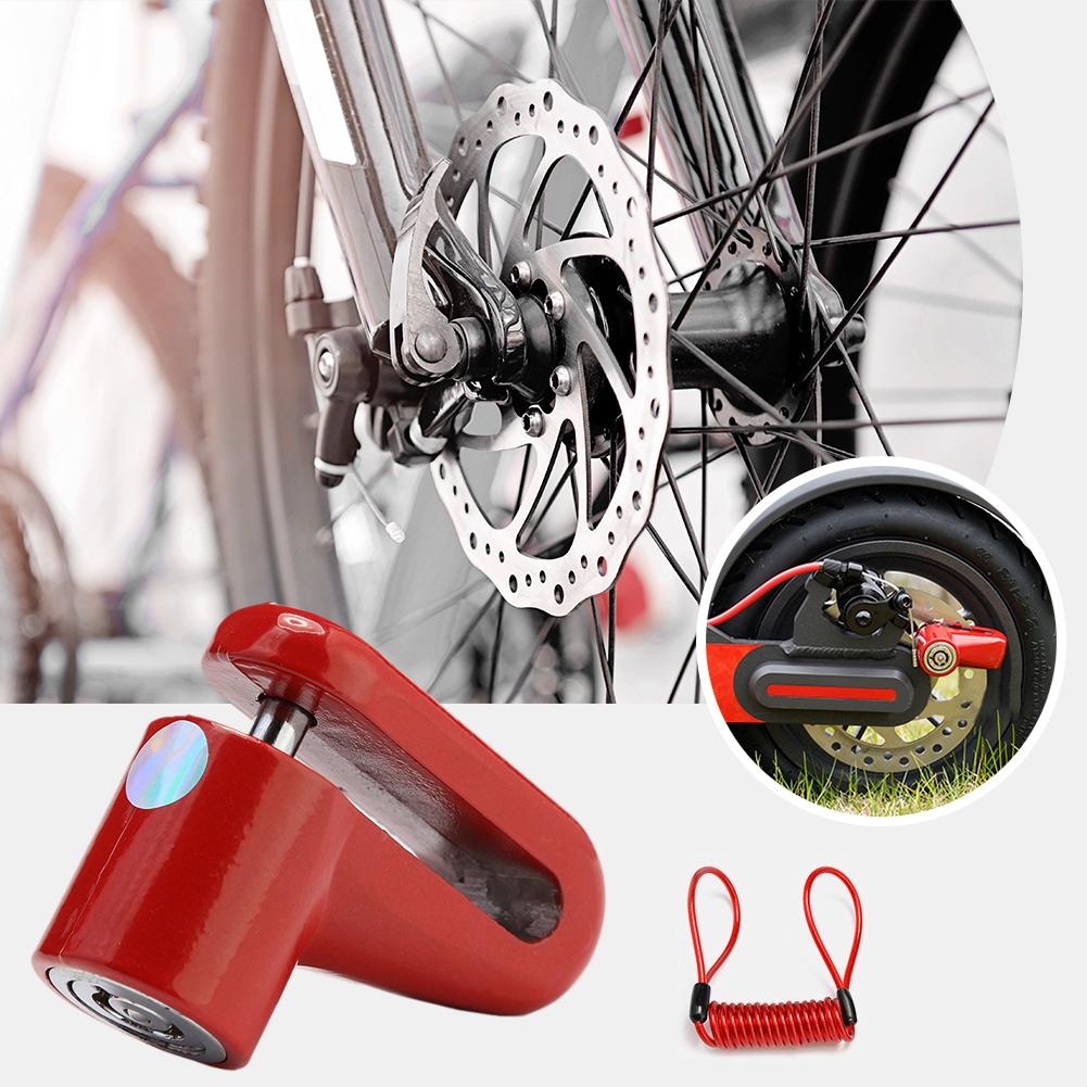 Scooter lock Anti-Theft Disc Brakes Lock with Steel Wire for Xiaomi M365 Electric Scooter Skateboard Wheels Lock Disc Brake