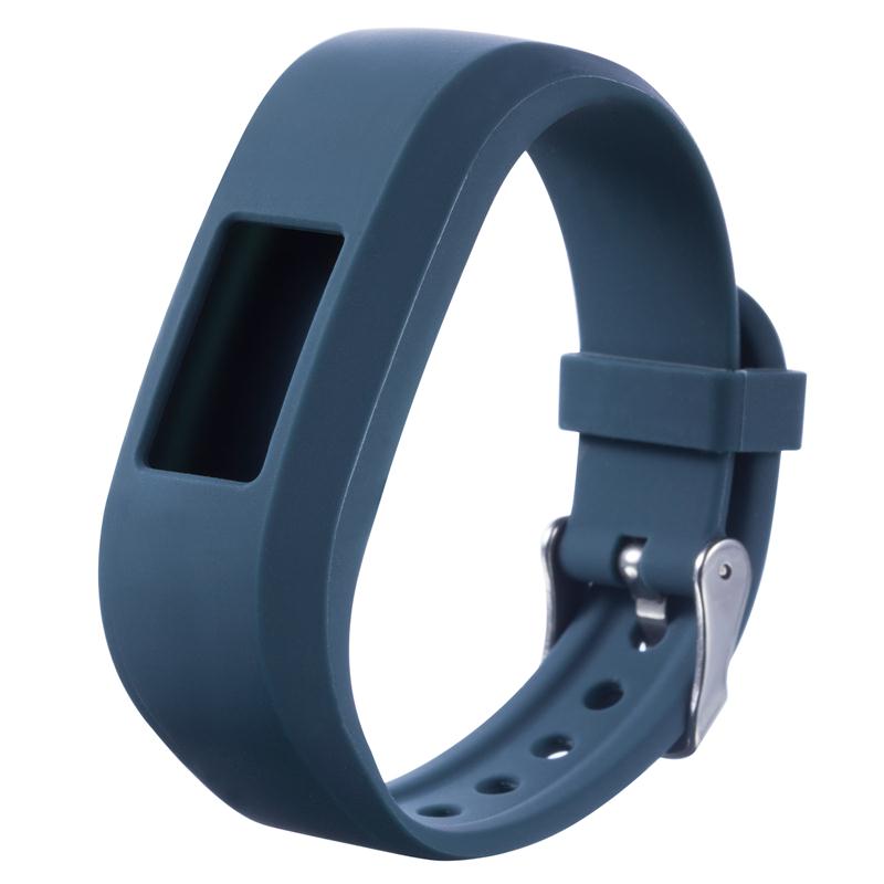 Per Vivofit JR cinturino cinturino cinturino di ricambio in Silicone per Garmin VivofitJR 2/JR2 Smart Wristband cinturini sportivi per bambini: Gray blue