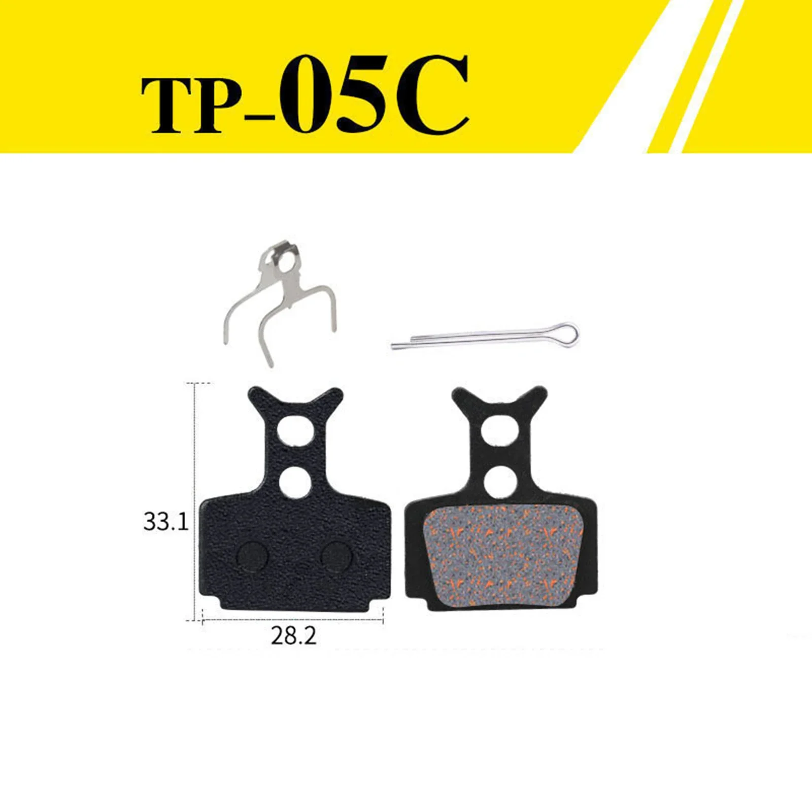 Bicycle Disc Brake Pads 1 pair For M446 355 395 BB5 Parts Replacement TP-01B TP-01D TP-01E Convenient Practical Mtb Parts