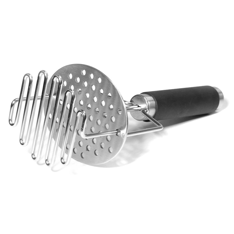 Rvs Aardappelstamper Met Handvat Intrekbare Voorjaar Diy Aardappelpuree Eenvoudig Te Gebruiken Tool Tb