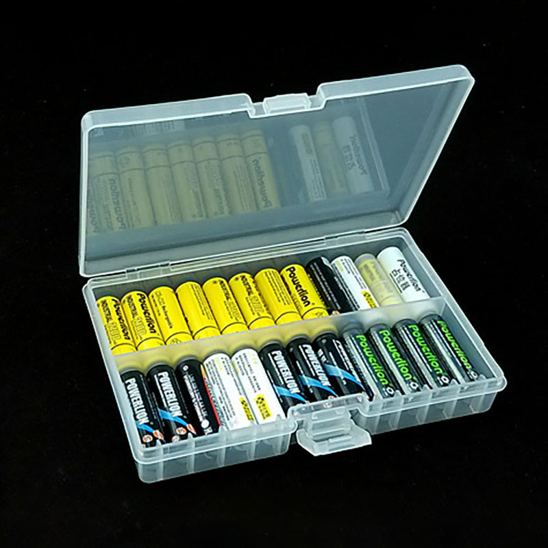 Mobiele Batterijen Houder Plastic Case Draagbare Batterij Case Houder Storage Box voor AA &amp; AAA Batterij Oplaadbare Volledige Cover