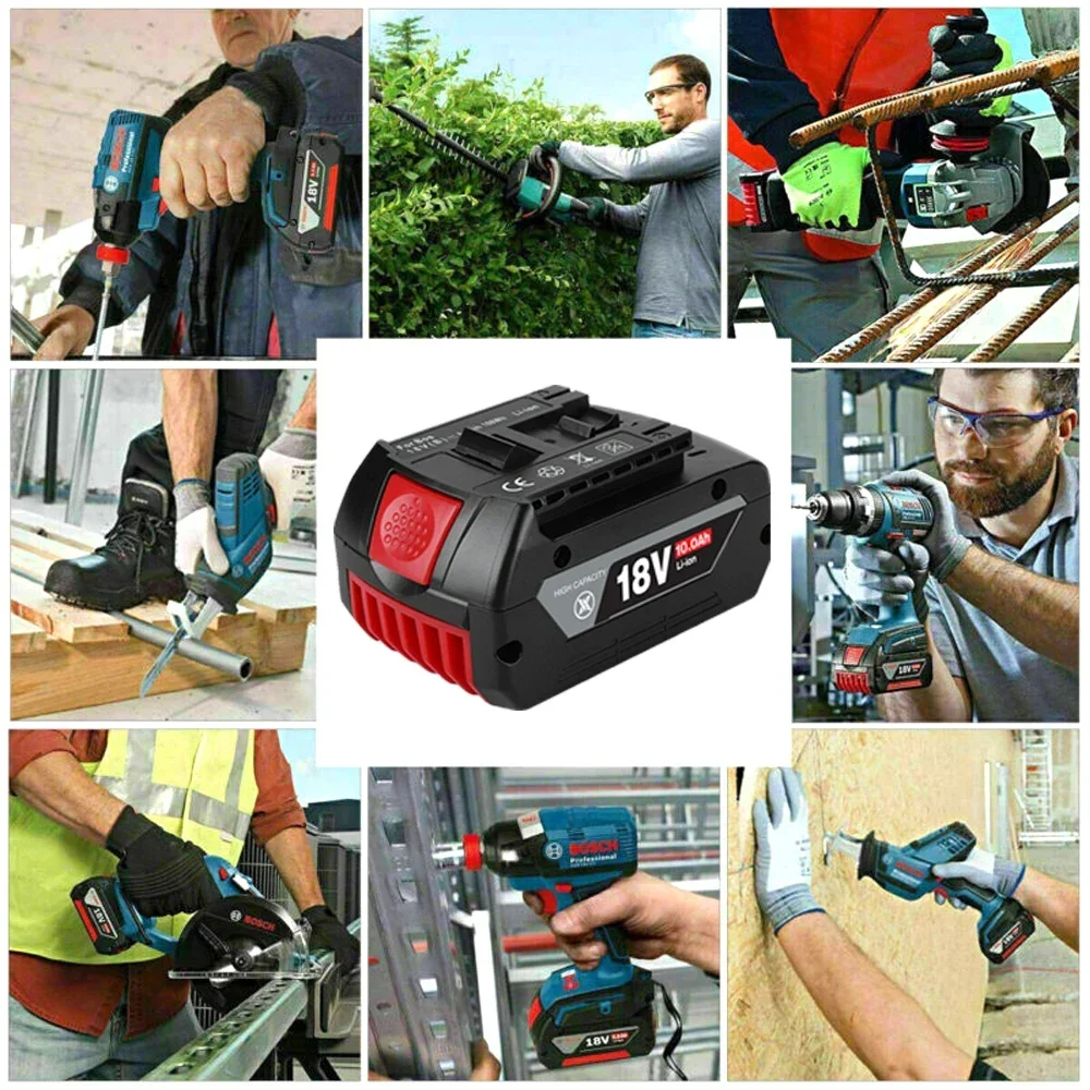 Oryginalny akumulator Bosch 18V 10000mAh Professional System Cordless Tool BAT609 BAT618 GBA18V 21700 Akumulator zamienny 18V