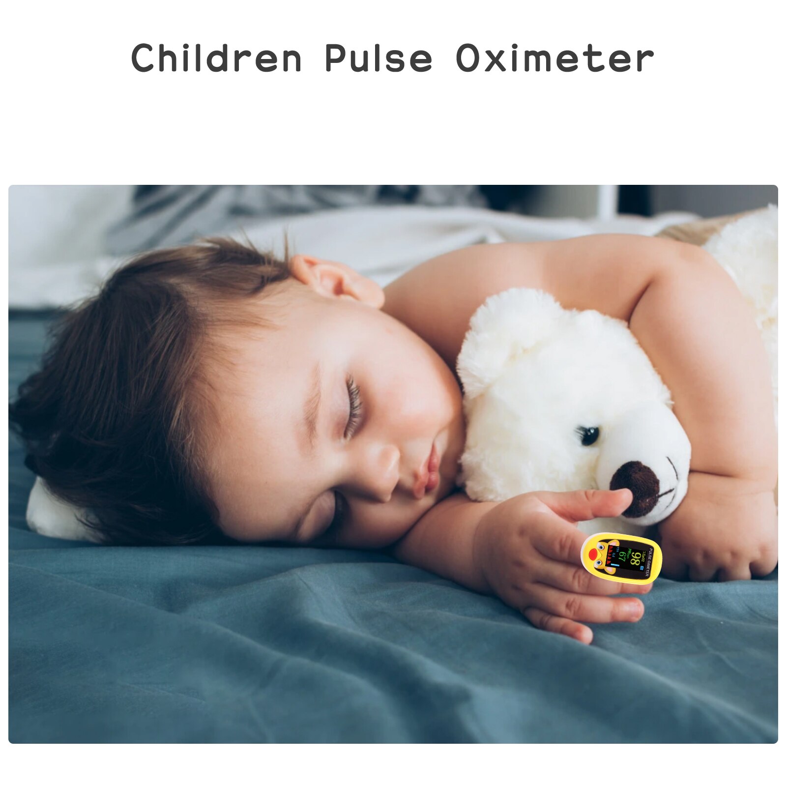 Baby Vinger Pulsoxymeter Pediatric Saturatiemeter De Dedo SpO2 Pr Oled Oplaadbare Kinderen Kids Pulsioximetro