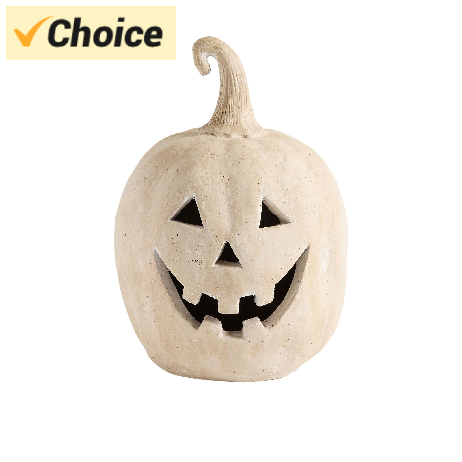 Świecące - Dekoracje Halloween - Żywiczna Dyniowa Latarnia Zewnętrzna Wewnętrzna - Urocza Halloweenowa Dekoracja Jesiennej Farmy na ho: Ciemny khaki