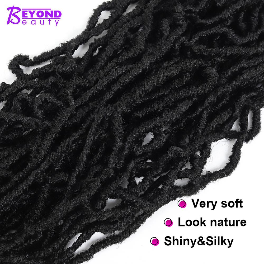 Faux Loks Häkeln Haar nu Loks Haar 18 Zoll 20 Wurzeln/Packungen Synthetische Häkeln Haar Ombre Flechten Haar Verlängerung