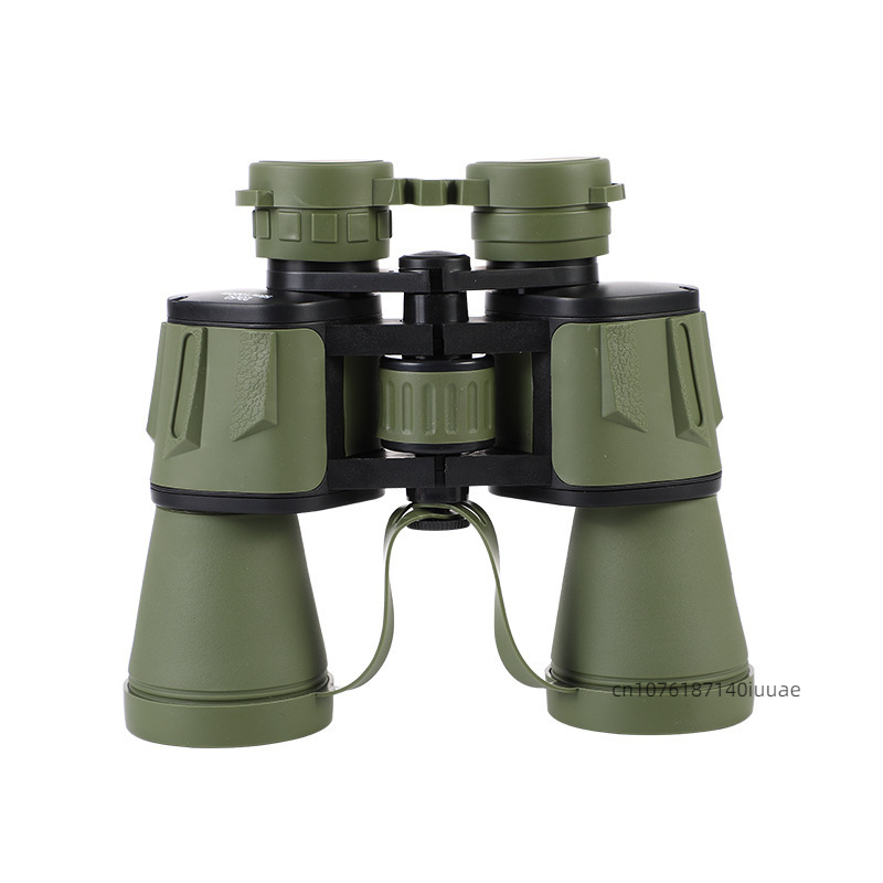 20x50 Binoculars, High Magnification, High-definition, Green Film, Large Eyepiece, Outdoor Travel, Hunting Telescope: Beige