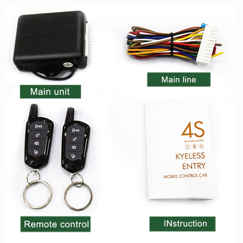 Centrale Vergrendeling Auto Alarm Mobiele Telefoon Slimme Afstandsbediening Automatisering Deur Universele 12V Auto Gecentraliseerde Keyless Entry Systeem