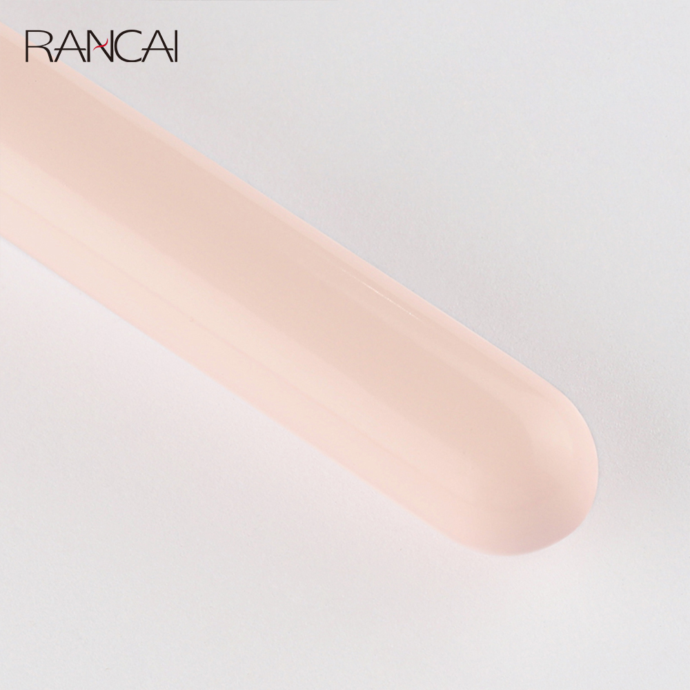 1 Uds. Brochas de maquillaje, brocha plana para base Kabuki para crema líquida en polvo, mezcla de contorno, herramientas de belleza para reparación facial grande
